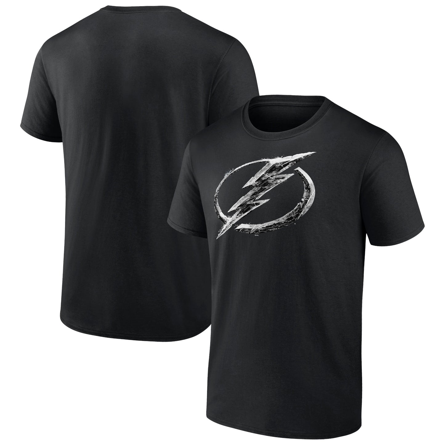 Men's Fanatics Branded Black Tampa Bay Lightning Iced Out T-Shirt