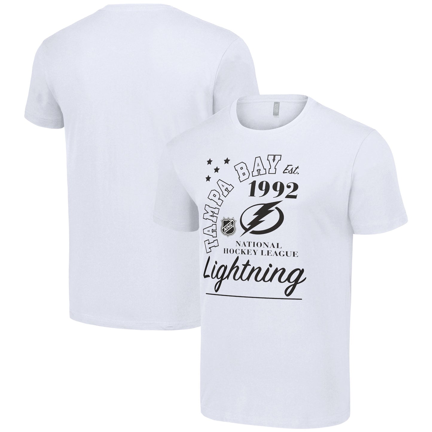 Men's Starter  White Tampa Bay Lightning Arch City Team Graphic T-Shirt